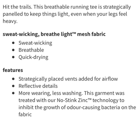 Lululemon All Terrain Short Sleeve
Shirt Men’s Size XL - Picture 10 of 10